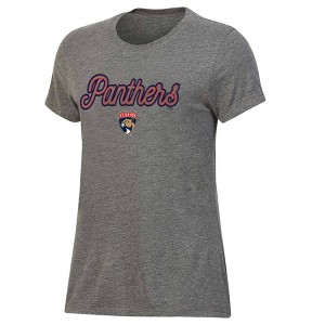 NHL Florida Panthers Women's Gray Fashion T-Shirt - 1 of 3