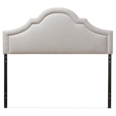 Full Rita Modern And Contemporary Fabric Upholstered Headboard