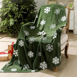 Christmas Throw Blanket Christmas Tree Couch Blanket Ultra Soft Cozy Flannel Winter Holiday Christmas Gift. - 1 of 4