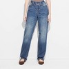 Women's High-Rise Curvy Straight Jeans - Wild Fable™ - image 2 of 3