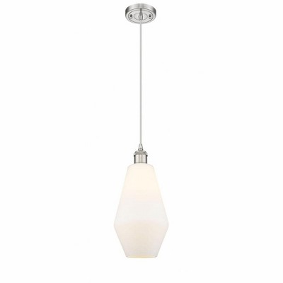 Cindyrella - 1 Light Cord Hung Mini Pendant In Industrial Style-14.5 Inches Tall and 7 Inches Wide