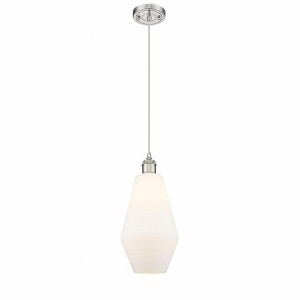 Cindyrella - 1 Light Cord Hung Mini Pendant In Industrial Style-14.5 Inches Tall and 7 Inches Wide - 1 of 1