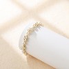 Crysdue Wedding Bridal Link Bracelet for Brides Bridesmaids, Marquise Cubic Zirconia Tennis Bracelets for Women Prom Jewelry - 4 of 4