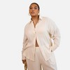 Rebdolls Women's Lyla Linen Button Up Blouse - 4 of 4
