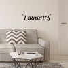 Unique Bargains Laundry Quote Home Bathroom Office Decor Wall Sticker Removable PVC Art Decals - 3 of 4