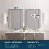Keonjinn Framed Wall Mirror, Modern Rectangular Bathroom Vanity Mirror, Wall Mounted - 3 of 4