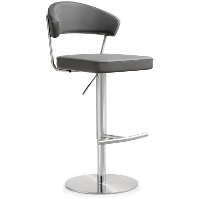 TOV Furniture Cosmo Performance Vegan Leather Adjustable Stool