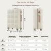 HDZNVF Luggage Sets 4 Piece, ABS Durable Suitcase with Travel Bag, Cup Holder, ABS Hard Shell Luggage with Spinner Wheels - 4 of 4