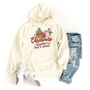 Simply Sage Market Women's Graphic Hoodie Christmas Calories Don't Count - 1 of 3