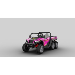 24V 4WD 6-Wheel Electric Ride On Dump Truck with Remote Control, 2 Seater Kids Dump Truck Toy for Big Kids Ages 3+ - 1 of 4