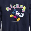 Boys' - Disney - Mickey Run Graphic Long Sleeve Fleece Sweatshirt - 2 of 4