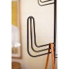 Black Iron Cactus Coat Tower – 72"H Matte Metal Six-Arm Standing Coat & Purse Rack, Boho Style by Kalalou - 3 of 3