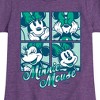 Girls' - Disney - Plaid Minnie Mouse Fitted Short Sleeve Graphic T-Shirt - 2 of 4