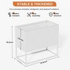 Wooakway Outdoor/Indoor/Decor Metal Elevated Raised Garden Bed Planter Box Planter Pots Cachepot Nursery Pot - 4 of 4