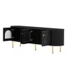 CAVINAS TV Stand Modern Entertainment Center with 4 Cabinets for TVs up to 80 Inches Media Console for Living Room - 3 of 4