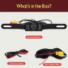 Pyle License Plate Rearview Backup Camera – Weatherproof, Night Vision, Distance Scale Lines, Adjustable Swivel Angle - 2 of 4