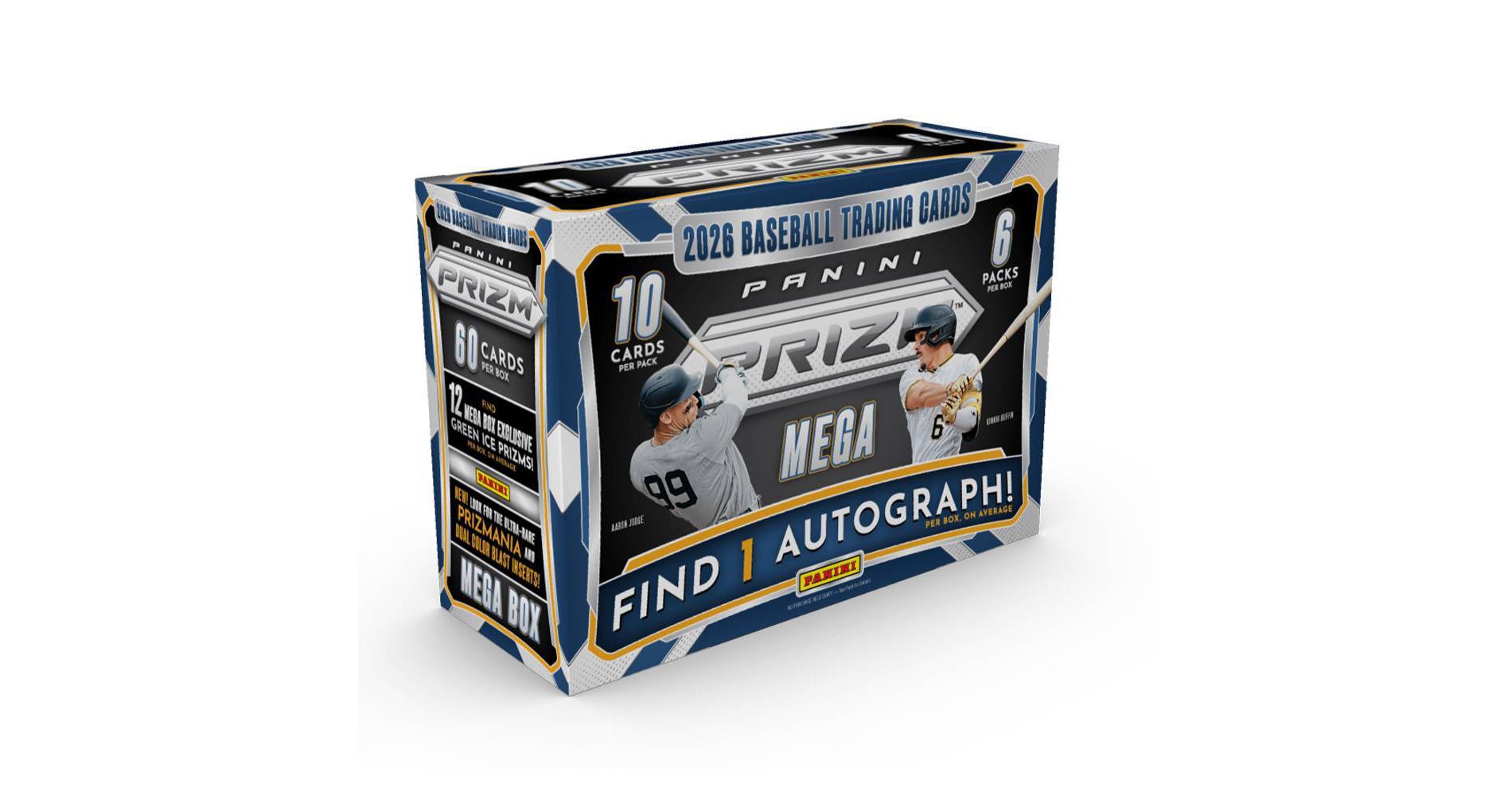 2026 Panini Prizm Baseball Trading Card Mega Box