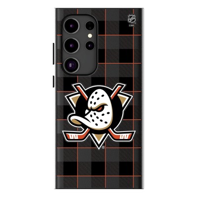 Keyscaper NHL Western Conference Teams Plaid MagSafe Compatible Cell Phone Case for Samsung Galaxy