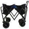 Grungis Park Garden Folding Wagon Cart,All-Terrain Shopping Cart,Utility Cart for Camping,Shopping - 4 of 4