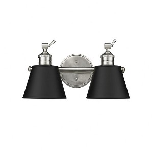 Millennium Lighting Layne 2 - Light Vanity in  Brushed Nickel - 1 of 1
