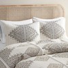 Gracie Mills Modern Geometric 4-Piece Printed Comforter Set with Throw Pillow - image 2 of 4