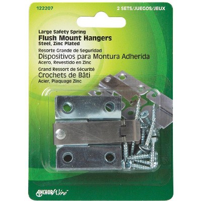 Hillman AnchorWire Silver Flush-Mount Picture Hanger 2 pk (Case of 10)