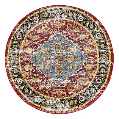 Nuloom Indoor/Outdoor Transitional Medallion Muriel Patio Area Rug