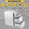 Coucheta Rustproof Stainless Steel Outdoor Kitchen Drawers, Flush Mount Large Capacity BBQ Island Drawer & Venting Panel & Handles, Storage Cabinet - 4 of 4