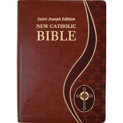 St. Joseph New Catholic Bible - by  Catholic Book Publishing Corp (Leather Bound)