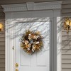 22" Artificial Autumn Wreath with Pinenuts, Gourds, Berries and Pinecones - National Tree Company - 2 of 4