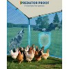 Heavy Duty Metal Chicken Coop, 65/127 Sq Ft, Steel Frame, Waterproof Cover - 4 of 4