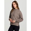 RBX Active Women's Soft Ribbed Lounge Hoodie Pullover Ultra Lightweight Ribbed 1/2 Zip Sweatshirt - 4 of 4