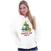 PACMAN Christmas Tree Ghost and Gifts Hoodie Sweatshirt Women Men Brisco Brands - 4 of 4