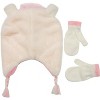 Addie & Tate Boys & Girls Winter Hat and Mittens or Gloves Set, Kids Ages 4-7 - 4 of 4