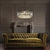 ALOADECOR 5 Lights 24" Modern Glam Crystal Round Chandelier - 2 of 4