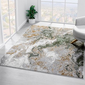 Luxe Weavers Marble Swirl Abstract Indoor Area Rug - 1 of 4