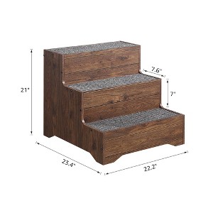 unipaws Wooden Pet Stairs – Non-Slip for Dogs & Cats - 1 of 1