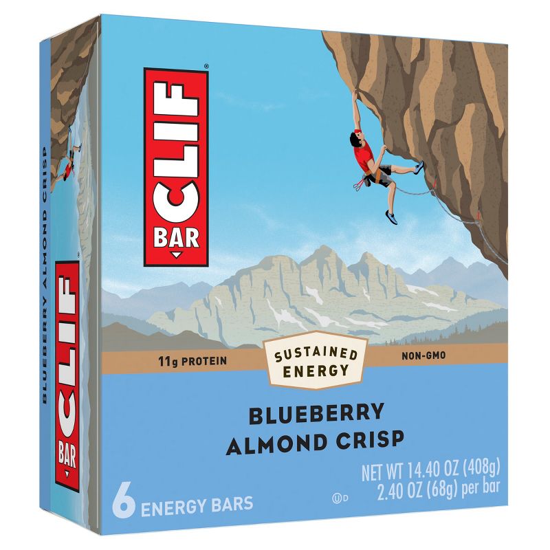 CLIF Bar Blueberry Almond Crisp Energy Bars, 1 of 10