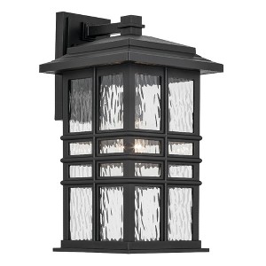 Kichler Lighting Beacon Square 1 - Light Wall Light in  Textured Black - 1 of 1