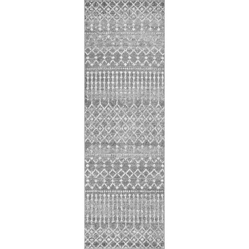 nuLOOM Brody Eco-Friendly Non Skid Rug Pad Runner Rug - 2' x 6', Gray