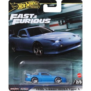 Hot Wheels 1996 Nissan 180SX Type X Fast and Furious Premium 1:64 Scale - 1 of 4