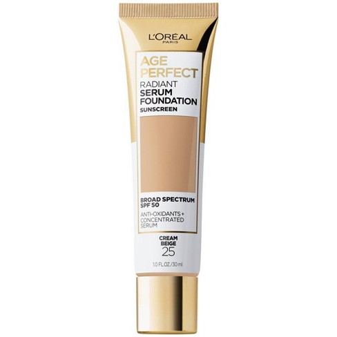 L'Oreal Paris Age Perfect Radiant Serum Foundation with SPF 50 - 1 fl oz - image 1 of 4