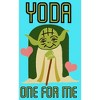 Girl's Star Wars Valentine's Day Cute Yoda One for Me Crop T-Shirt - 2 of 3