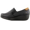 Andrea Women's Leather Platform Loafers 83409 - 2 of 4