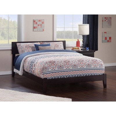 AFI Furnishings Orlando Full Traditional Bed with Open Footboard and Turbo Charger in Espresso
