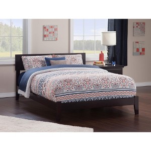 AFI Furnishings Orlando Full Traditional Bed with Open Footboard and Turbo Charger in Espresso - 1 of 4