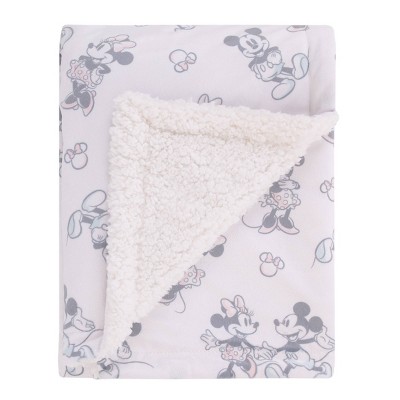 Disney Mickey Minnie Plush Baby Blanket