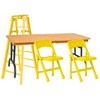 Ultimate Ladder, Table & Chairs Yellow Playset for WWE & AEW Wrestling Action Figures - image 2 of 3