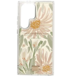Walli Cases Painted Daisy Phone Case with Wallet and Finger Strap - 1 of 4