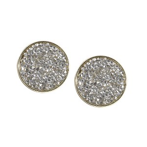 SOHI Women's Embellished Cluster Circular Stud Earrings - 1 of 4